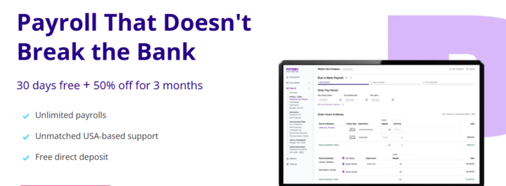 Patriot Software banner