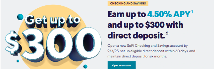 Sofi Savings accounts hero